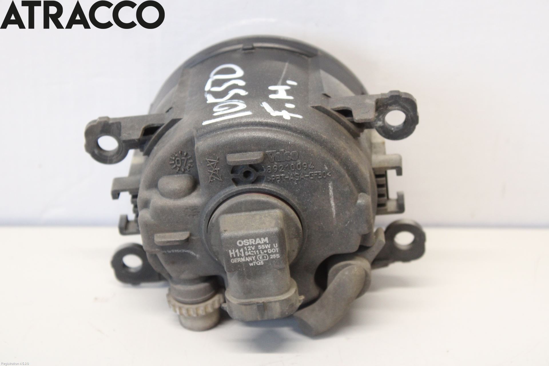 Peugeot 207 Frontlykt-Kurve-Tåkelys