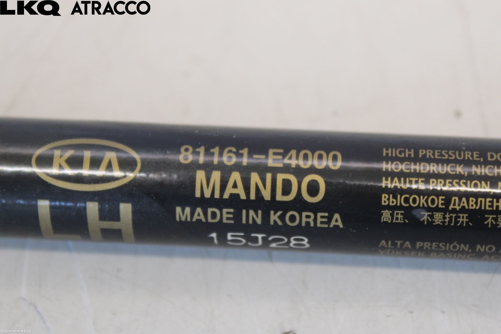 Kia SOUL 09- Panser Demper-Gassfjær