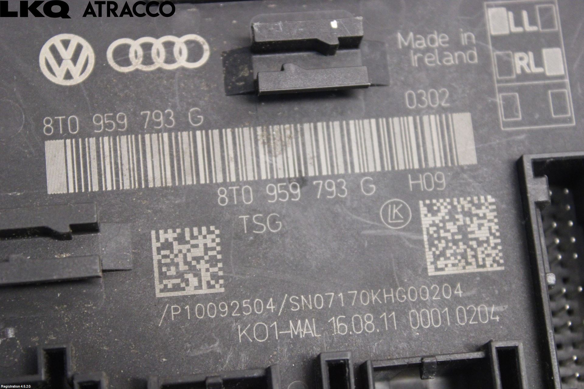 Audi S5 07- Styreenhet Dør