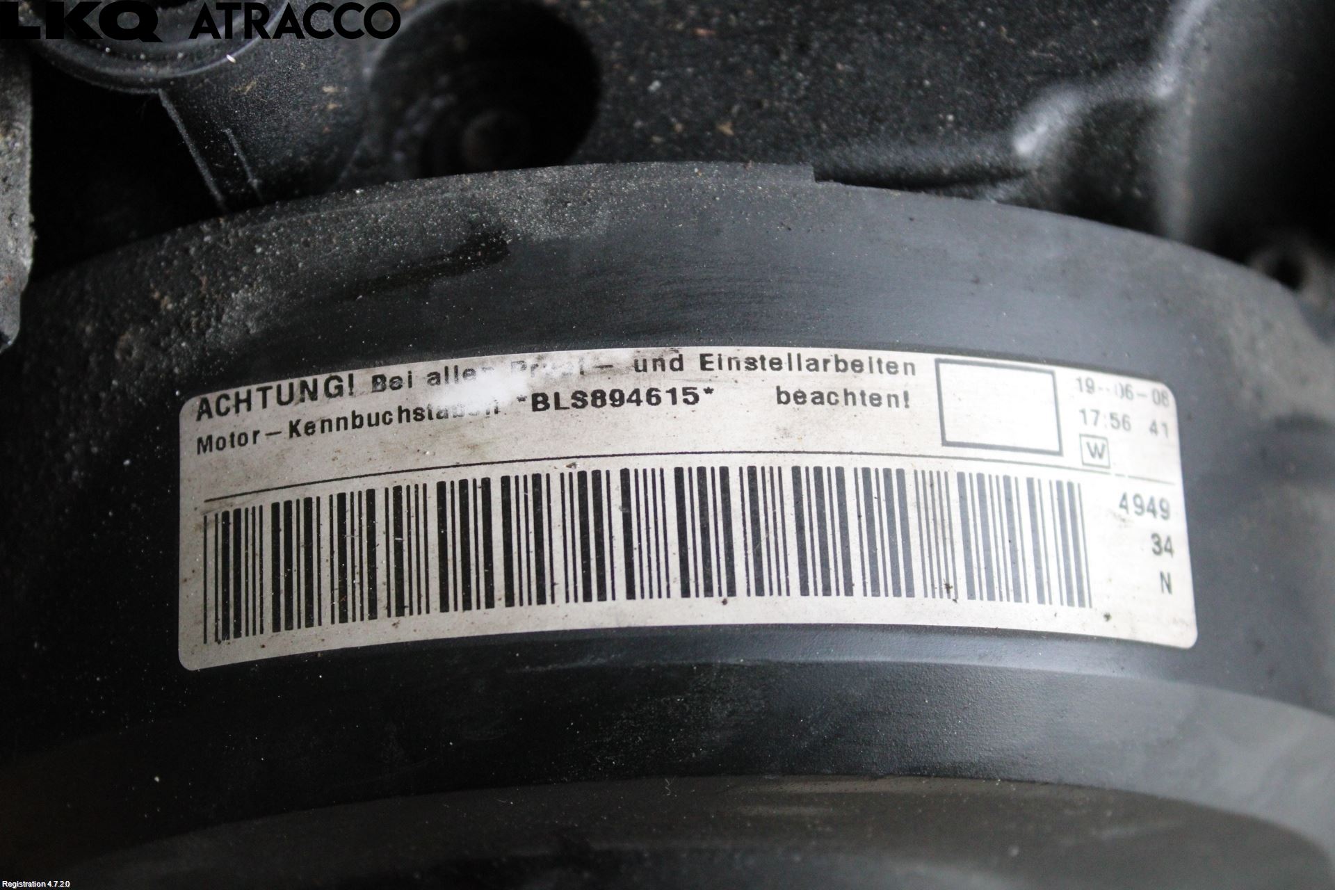 Volkswagen VW TOURAN 03-10 Motor Diesel