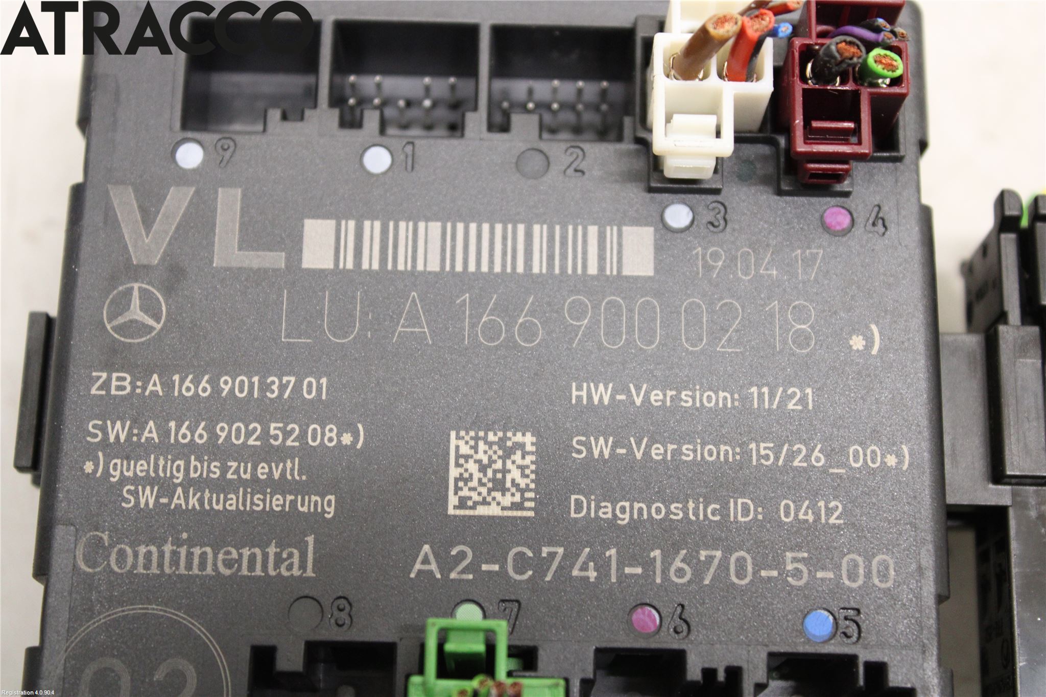 Mercedes-Benz MB B-KLASS (W246/W242) 12-19 Styreenhet Dør