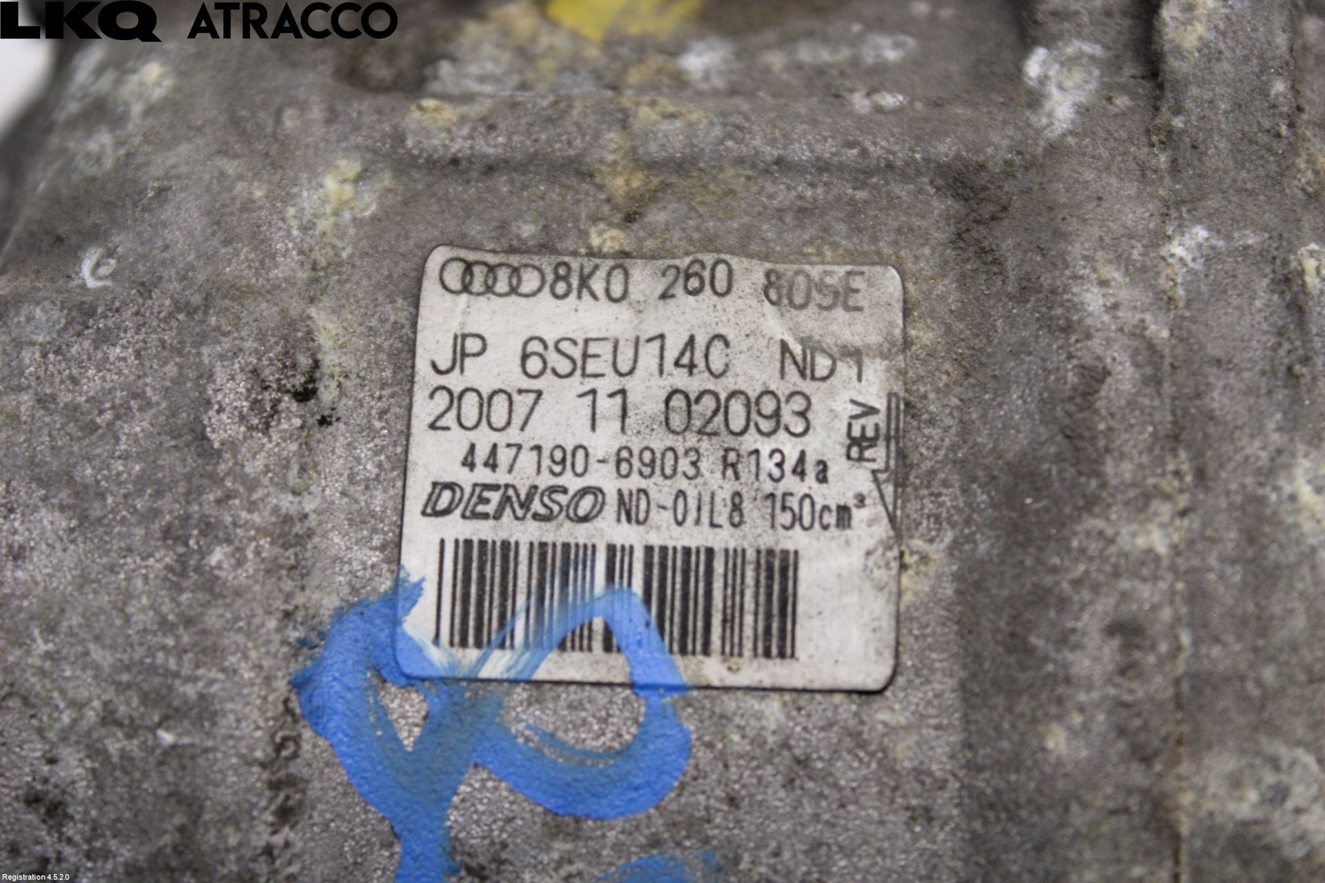 Audi A4/S4 08-11 Varme Ac Kompressor