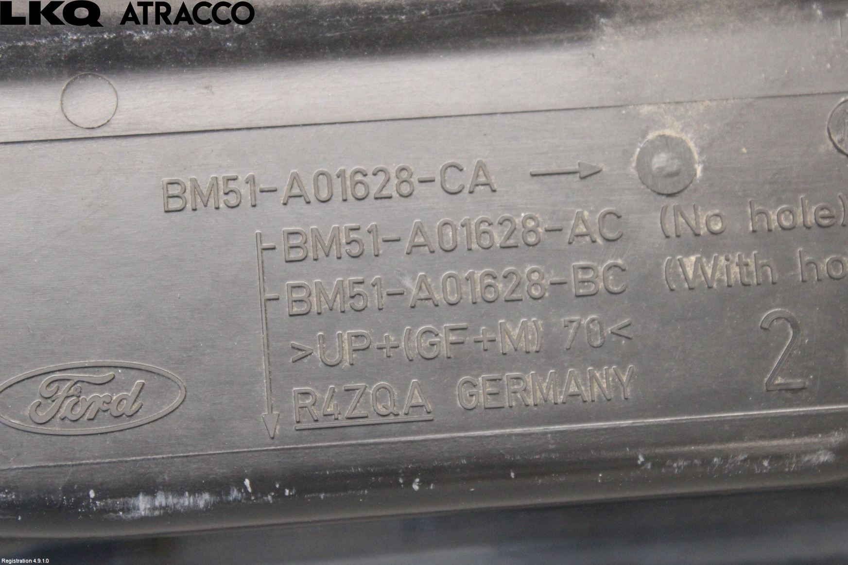 Ford FOCUS 11-14 Visker Deksel-Grill-Under Frr