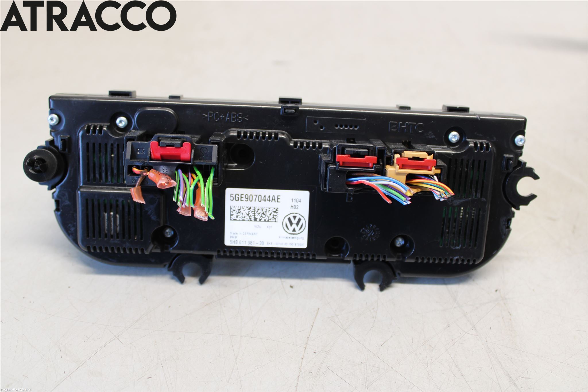 Volkswagen VW GOLF / E-GOLF VII 13-20 Varme Ac Betjening-Display