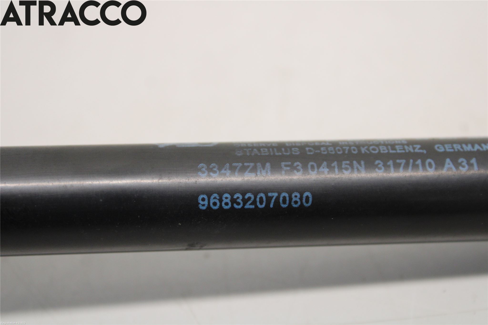 Peugeot 3008 09-16 Bakluke Demper-Gassfjær