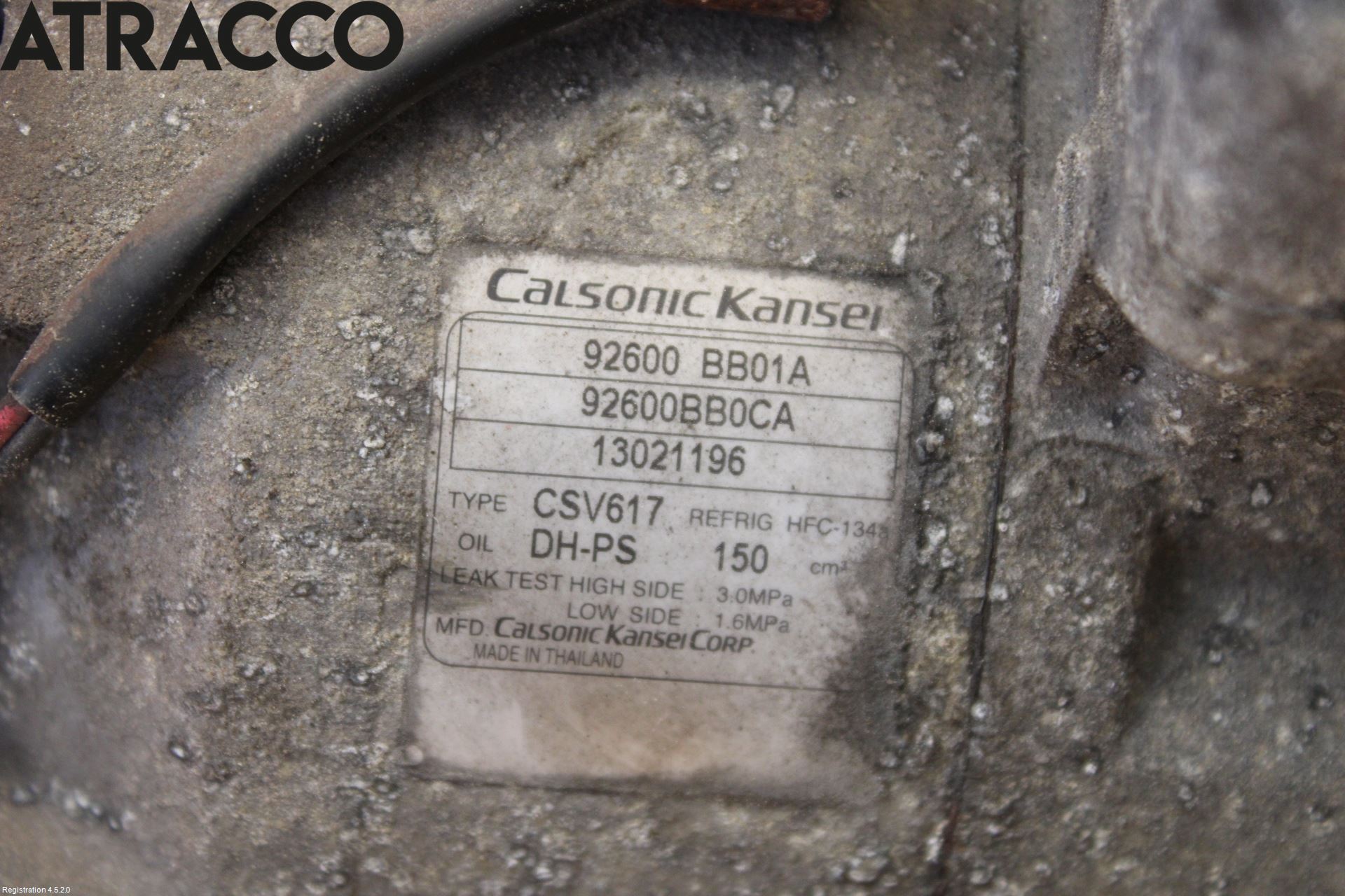 Nissan QASHQAI 10-14 Varme Ac Kompressor