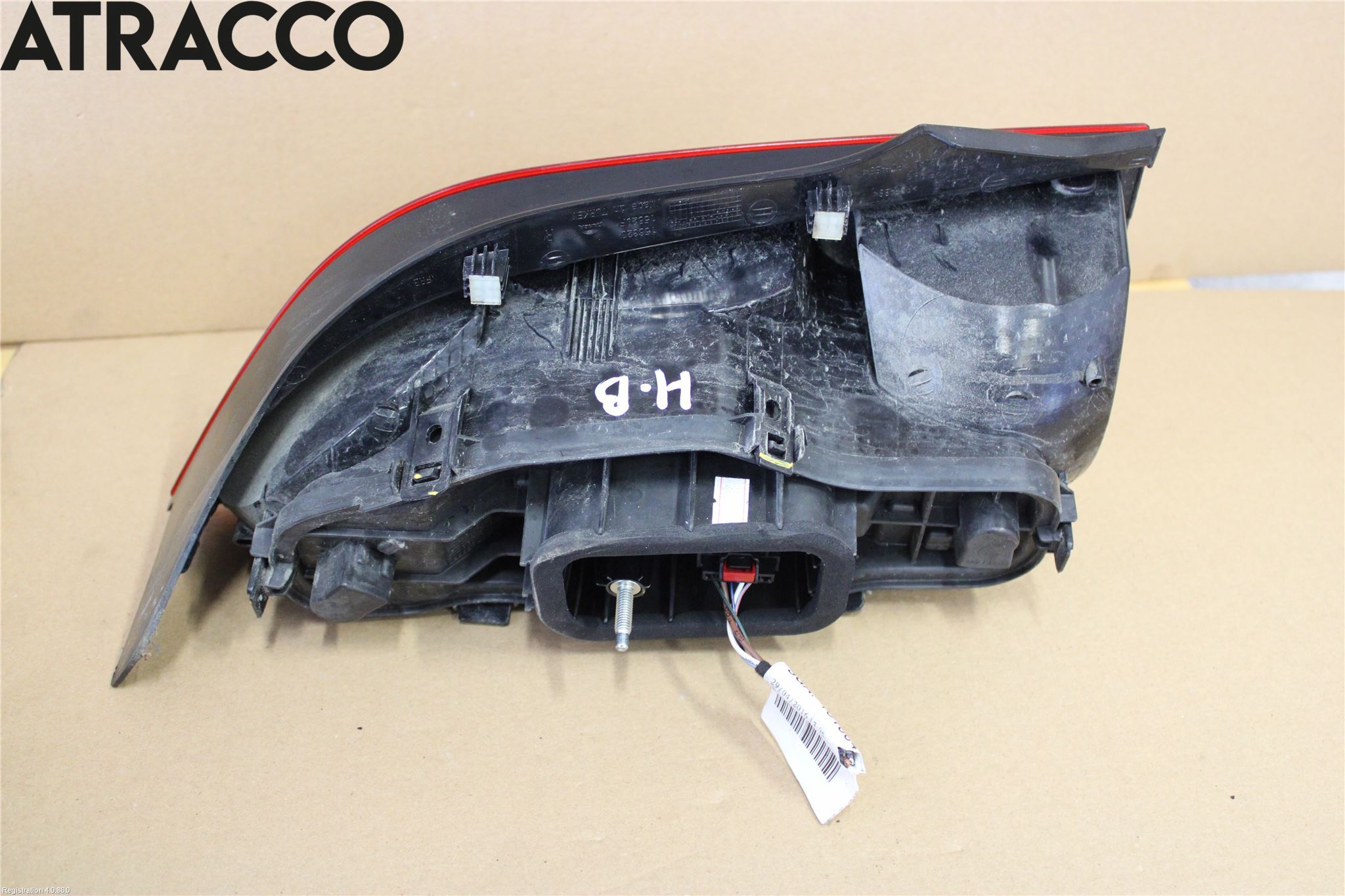 Volkswagen VW UP! / E-UP! Baklykt Høyre