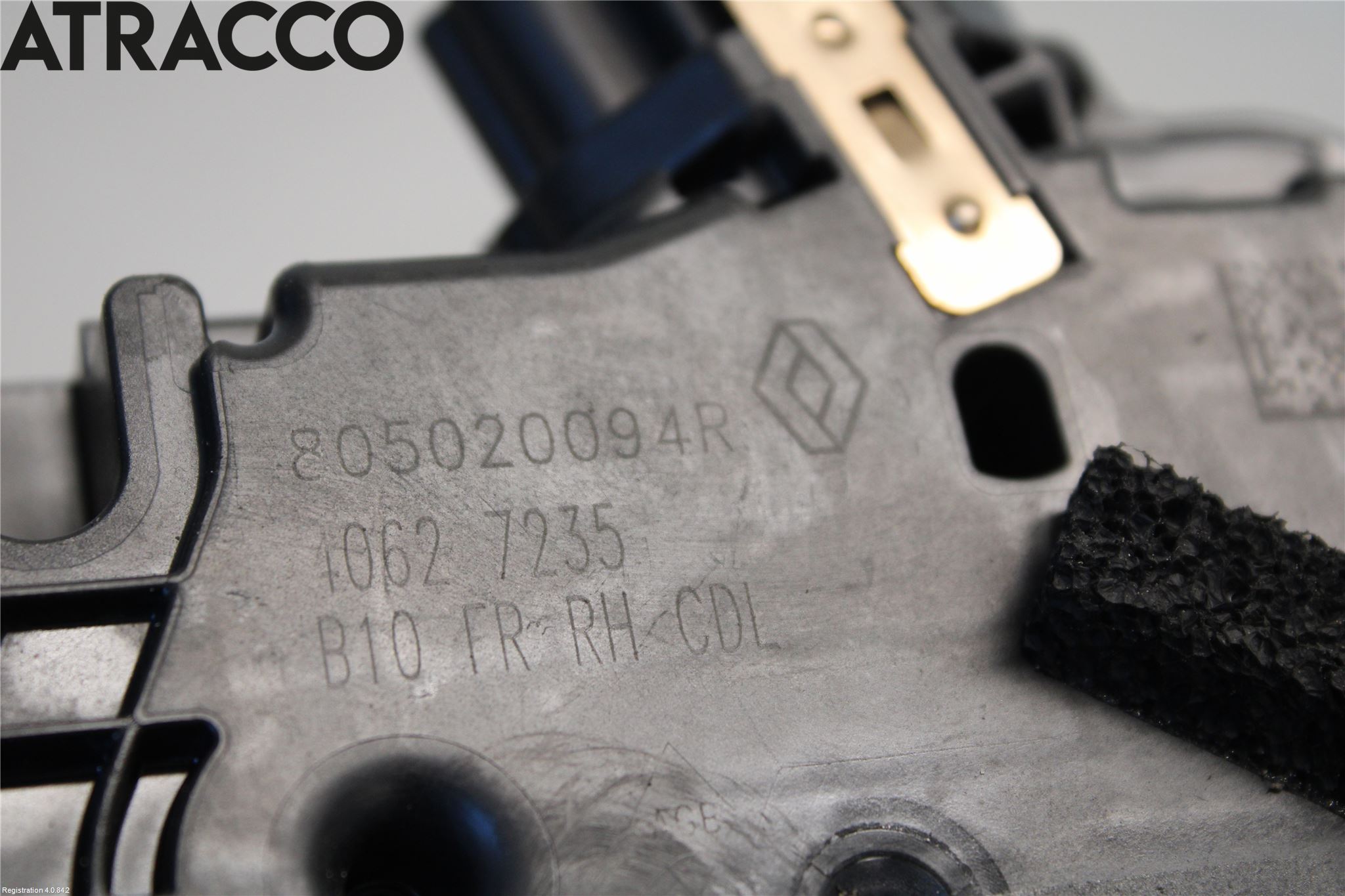 Renault ZOE/E-TECH 13- Dørlås - Låsekasse