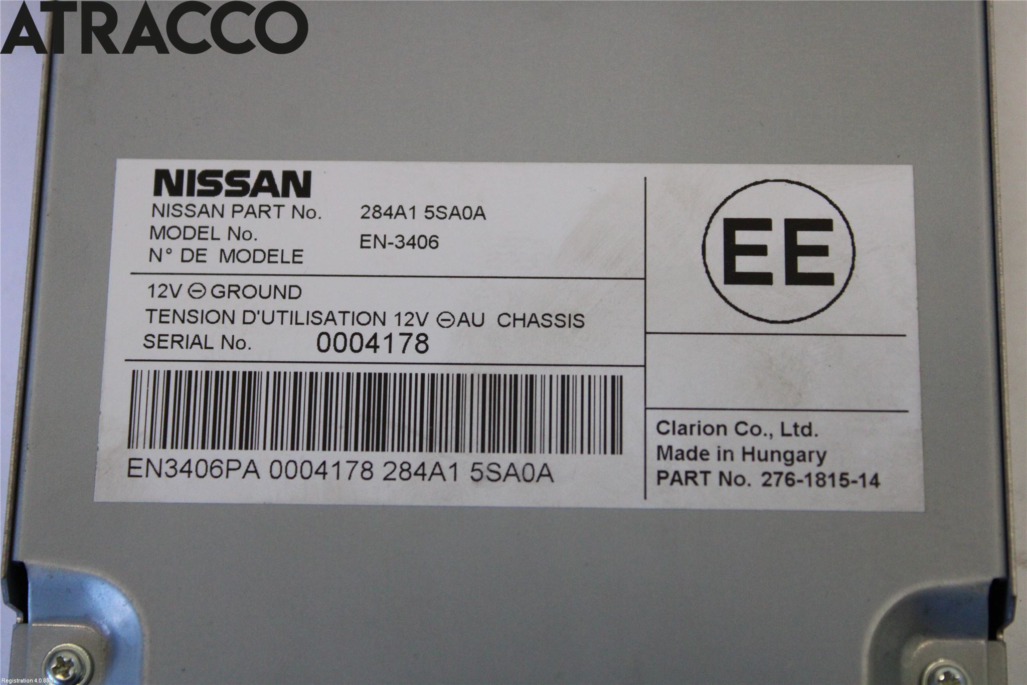 Nissan LEAF 18- Styreenhet Øvrig