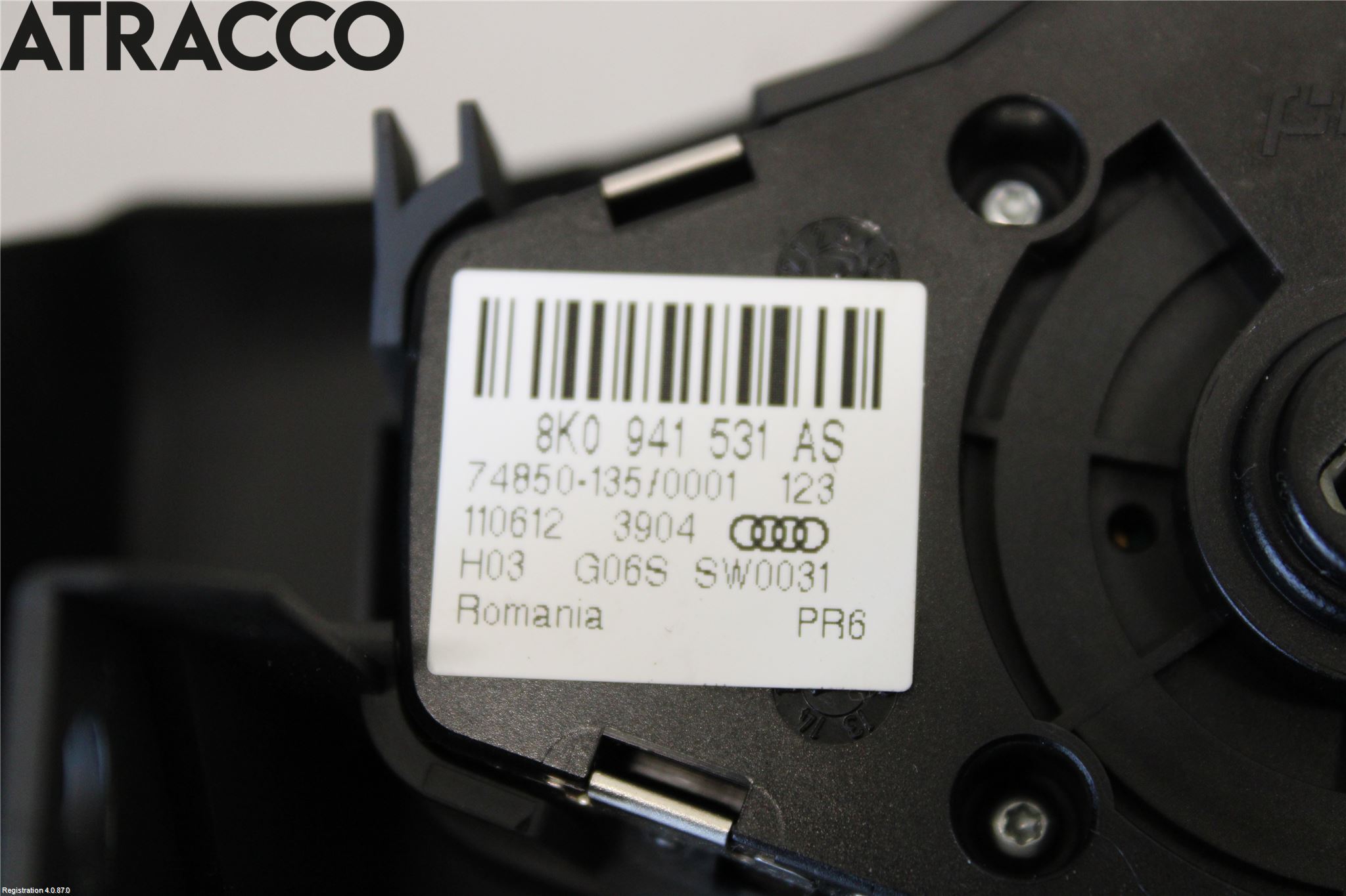 Audi A4/S4 08-11 Bryter Hovedlys