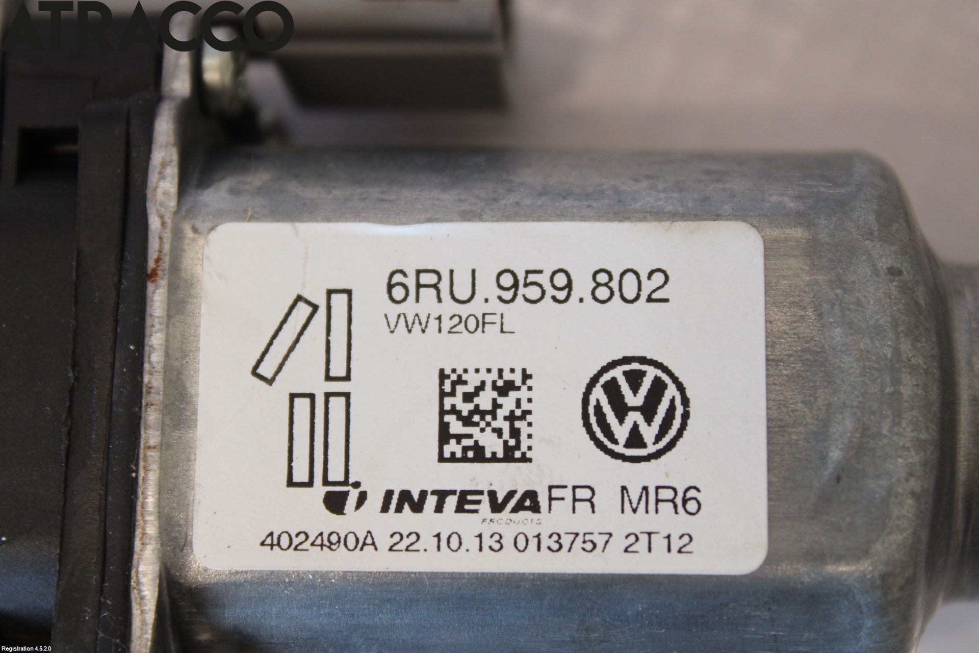 Volkswagen VW UP! / E-UP! Vindusheismotor