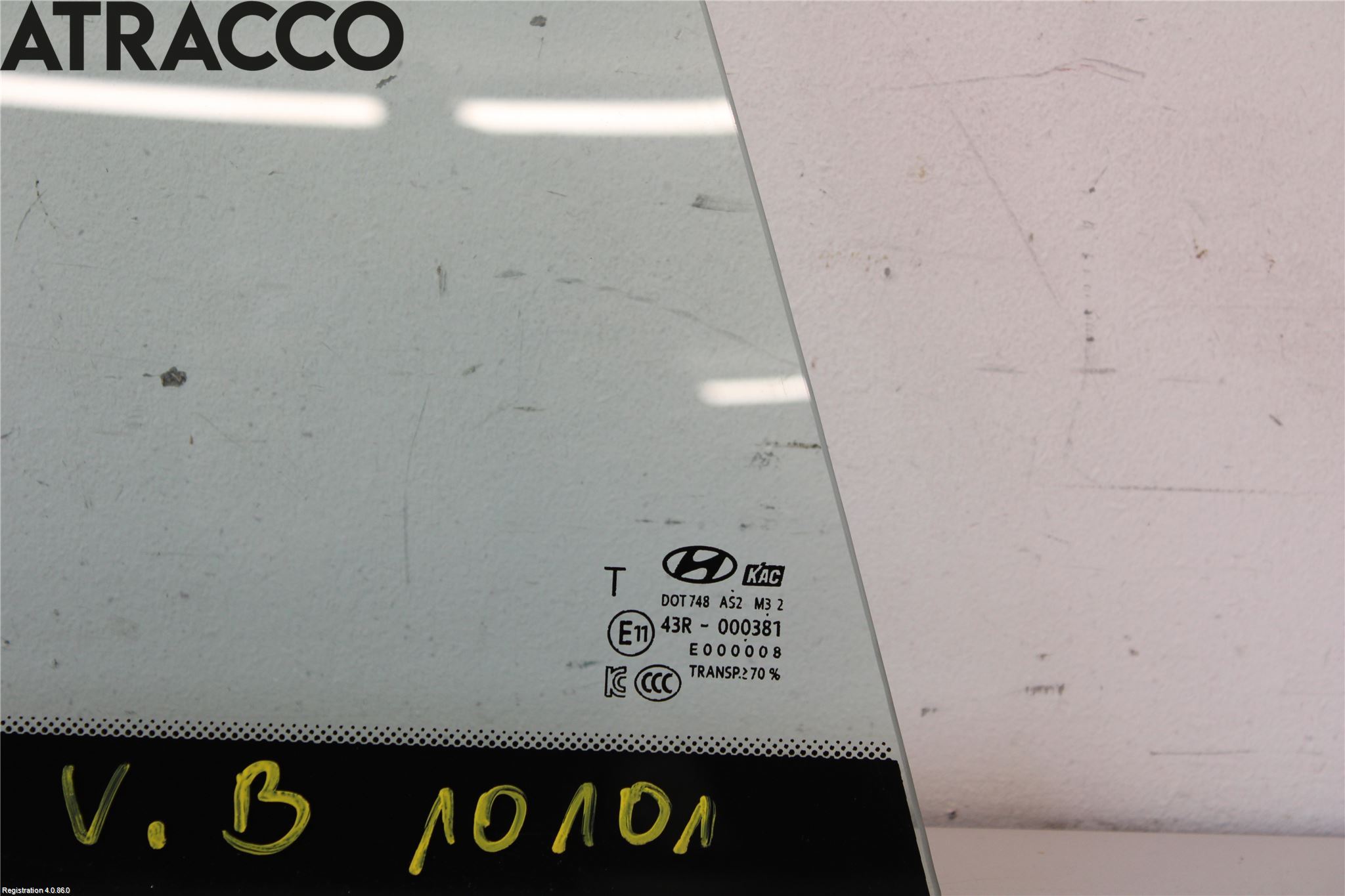 Hyundai IONIQ AE 17-22 Dørrute Bak Vens Trekant 4D