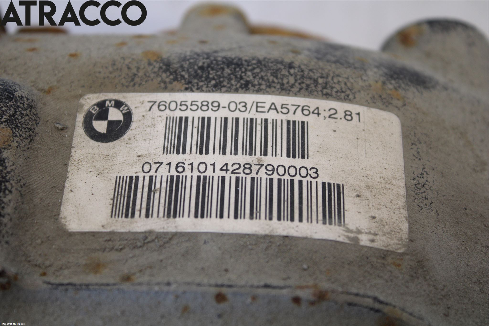 BMW 3 GT F34 13-19 Bakaksel Kardang Bak -Diff