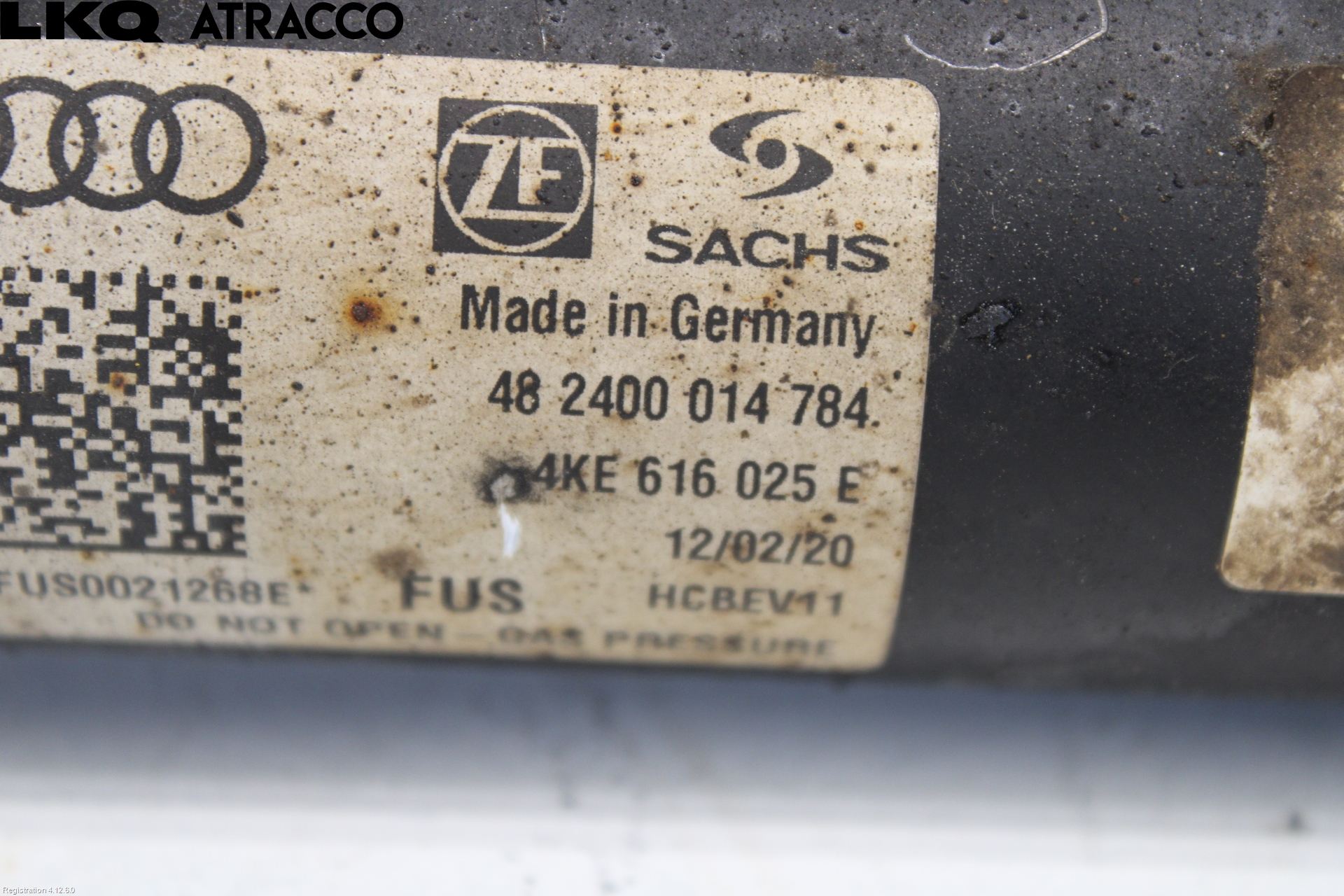 Audi E-TRON, S GE 19- Støtdemper Bak