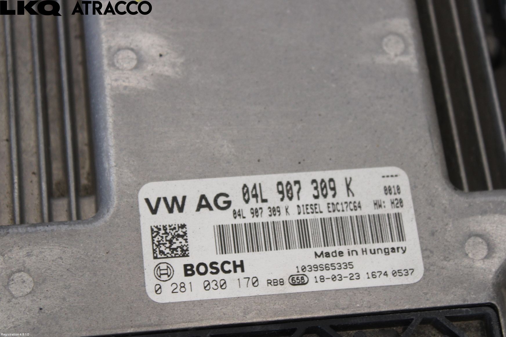 Volkswagen VW CADDY 16-20 Styreenhet Innsprøytning