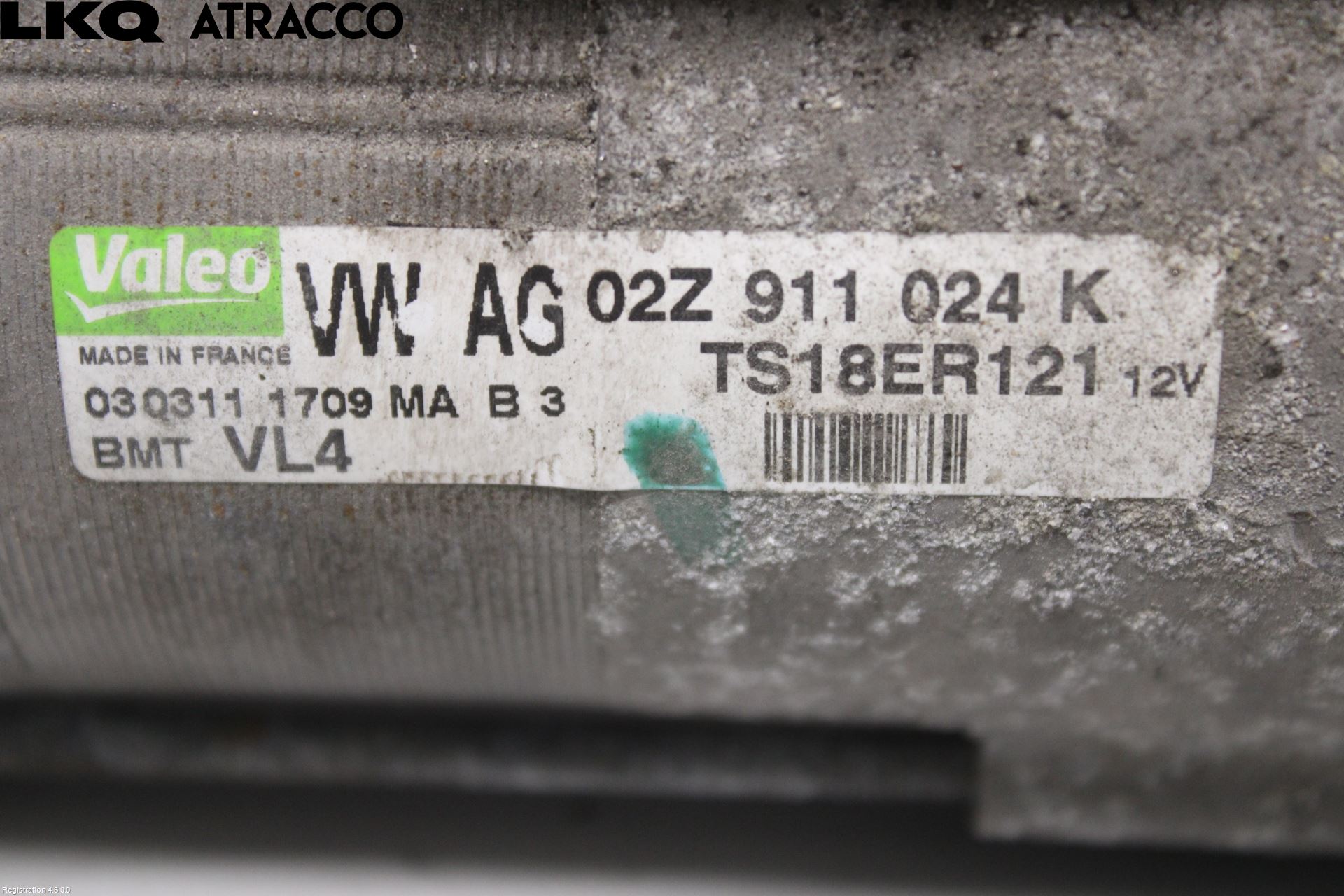 Volkswagen VW GOLF VI 09-13 Startmotor Diesel