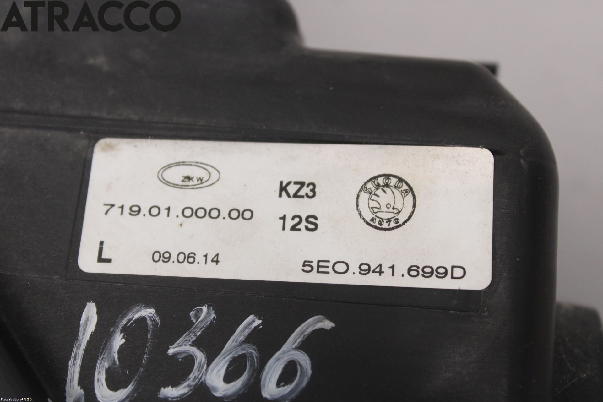 Skoda OCTAVIA (5E) 13-20 Frontlykt-Kurve-Tåkelys