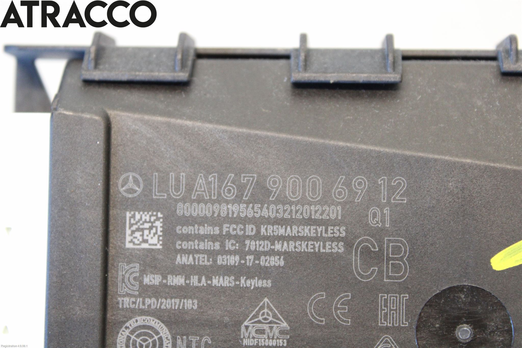 Mercedes-Benz MB B-KLASS (W246/W242) 12-19 Styrenhet Nyckellös System