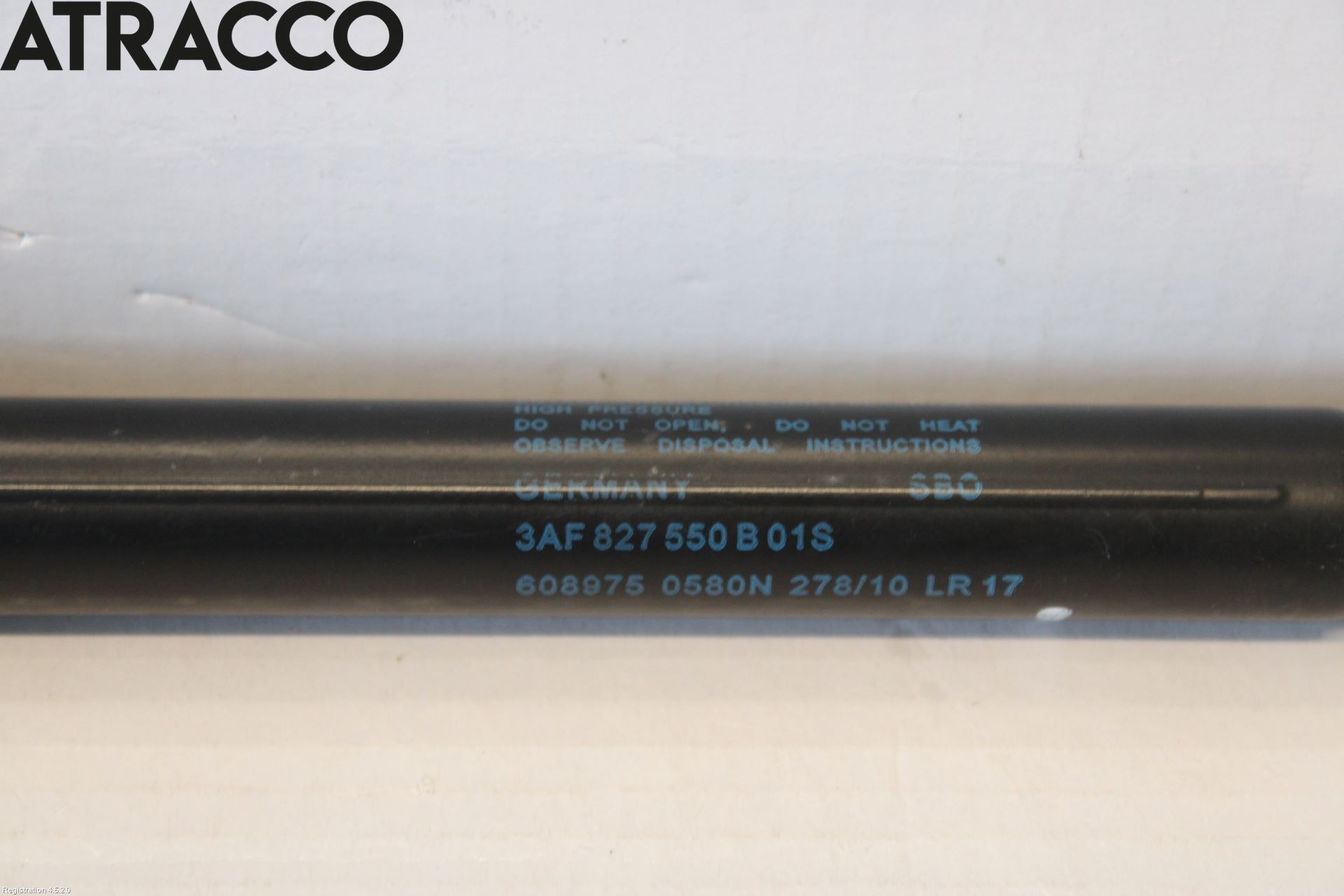 Volkswagen VW PASSAT 11-14 Bakluke Demper-Gassfjær