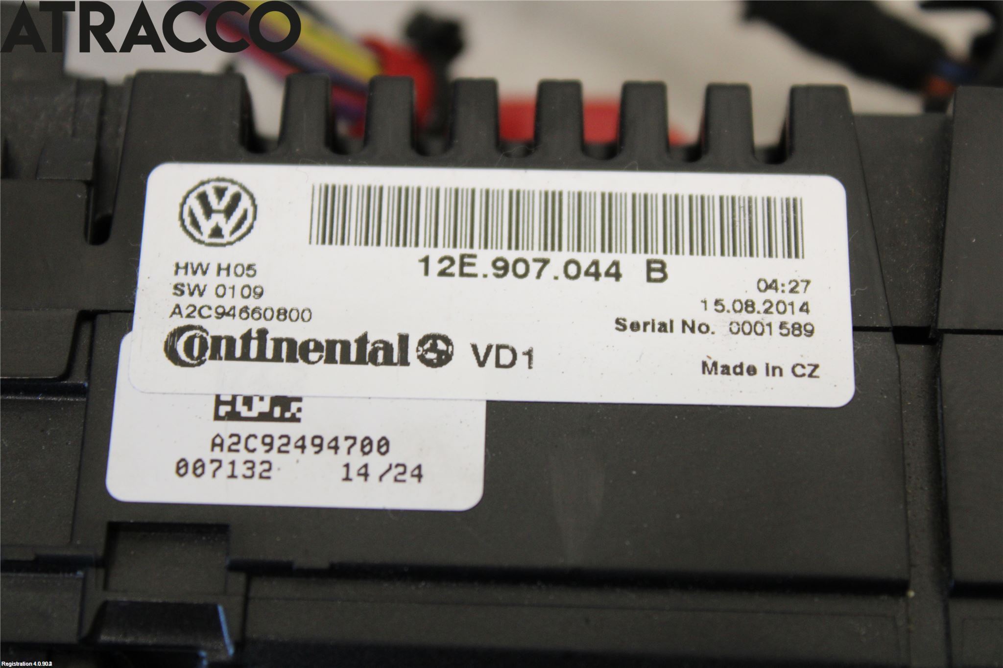 Volkswagen VW UP! / E-UP! Varme Ac Betjening-Display