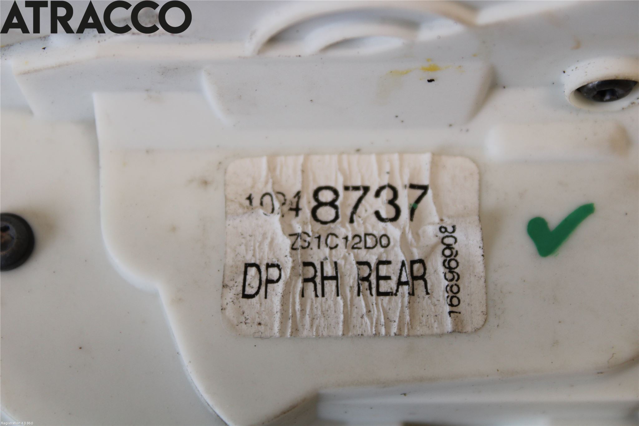 MG ZS EV 20- Dørlås - Låsekasse