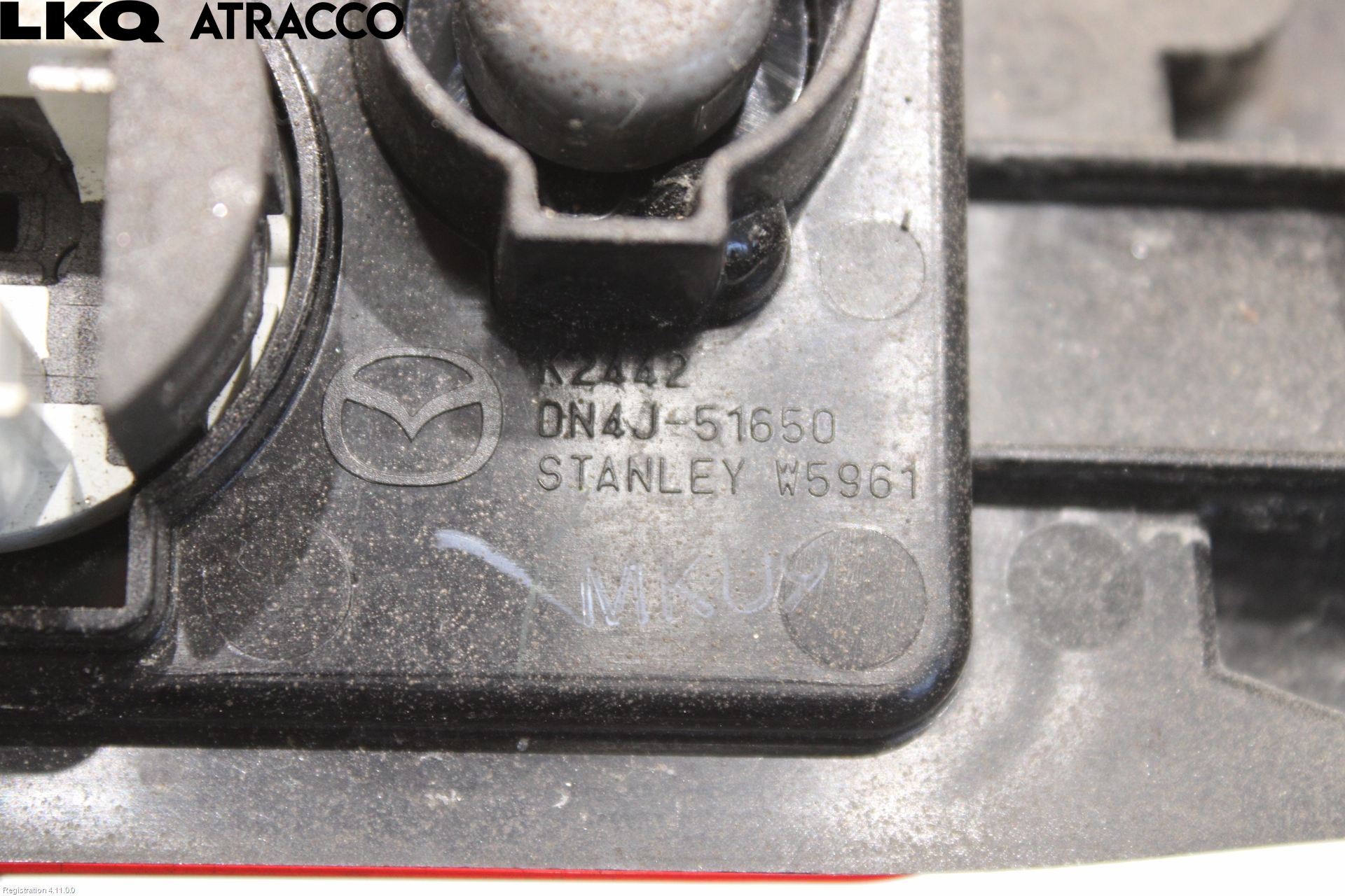 Mazda MX-30 20- Baklykt Ryggelys-Tåkelys