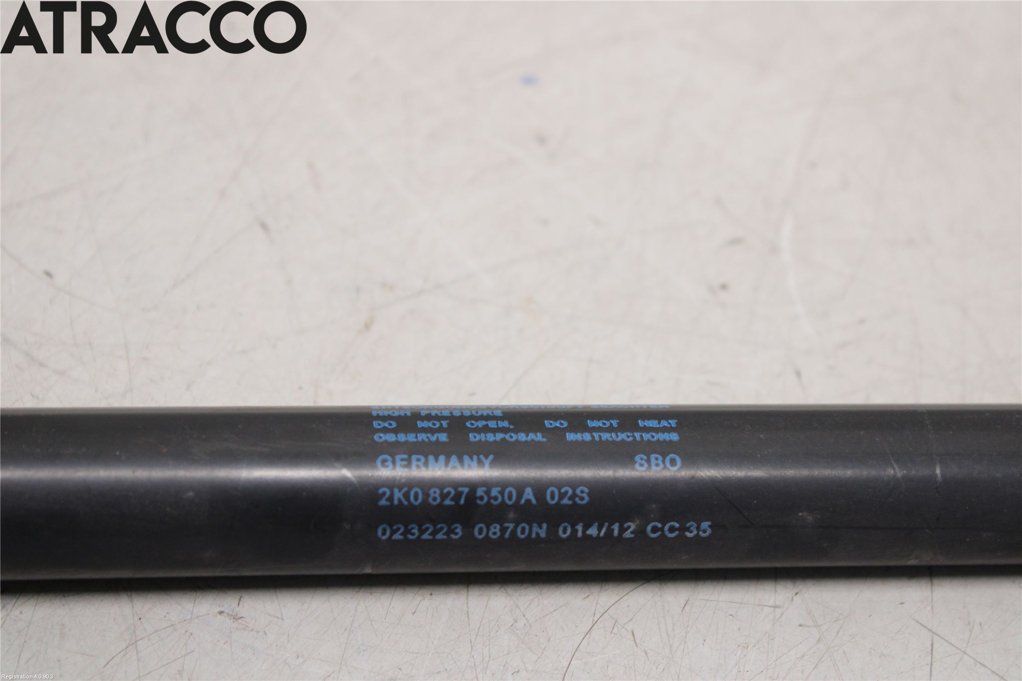 Volkswagen VW CADDY      04-10 Bakluke Demper-Gassfjær