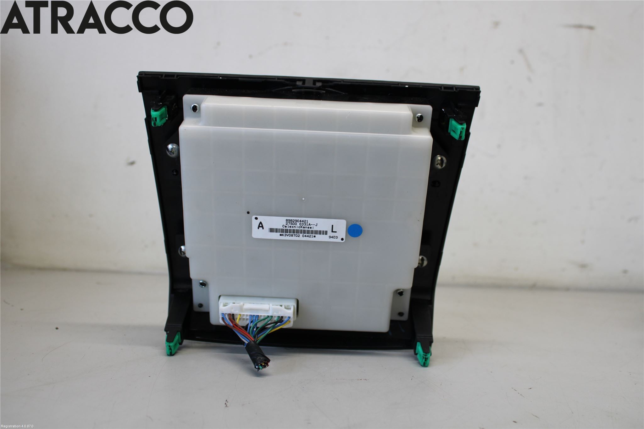 Isuzu D-MAX Varme Ac Betjening-Display