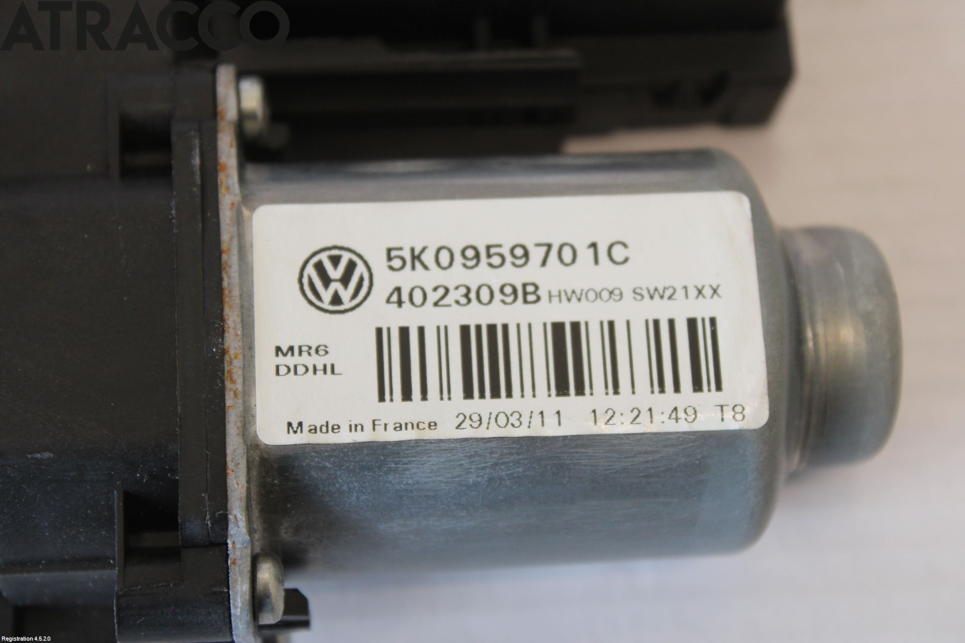 Volkswagen VW GOLF VI 09-13 Vindusheismotor