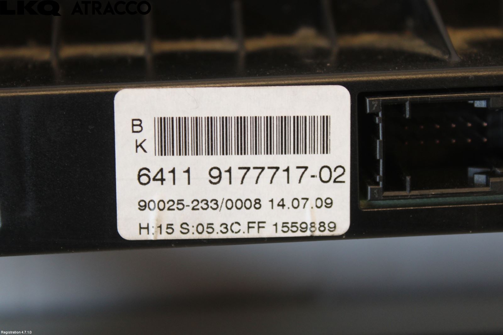 BMW 5 E60/61 Sed/Tou 02-10 Varme Ac Betjening-Display