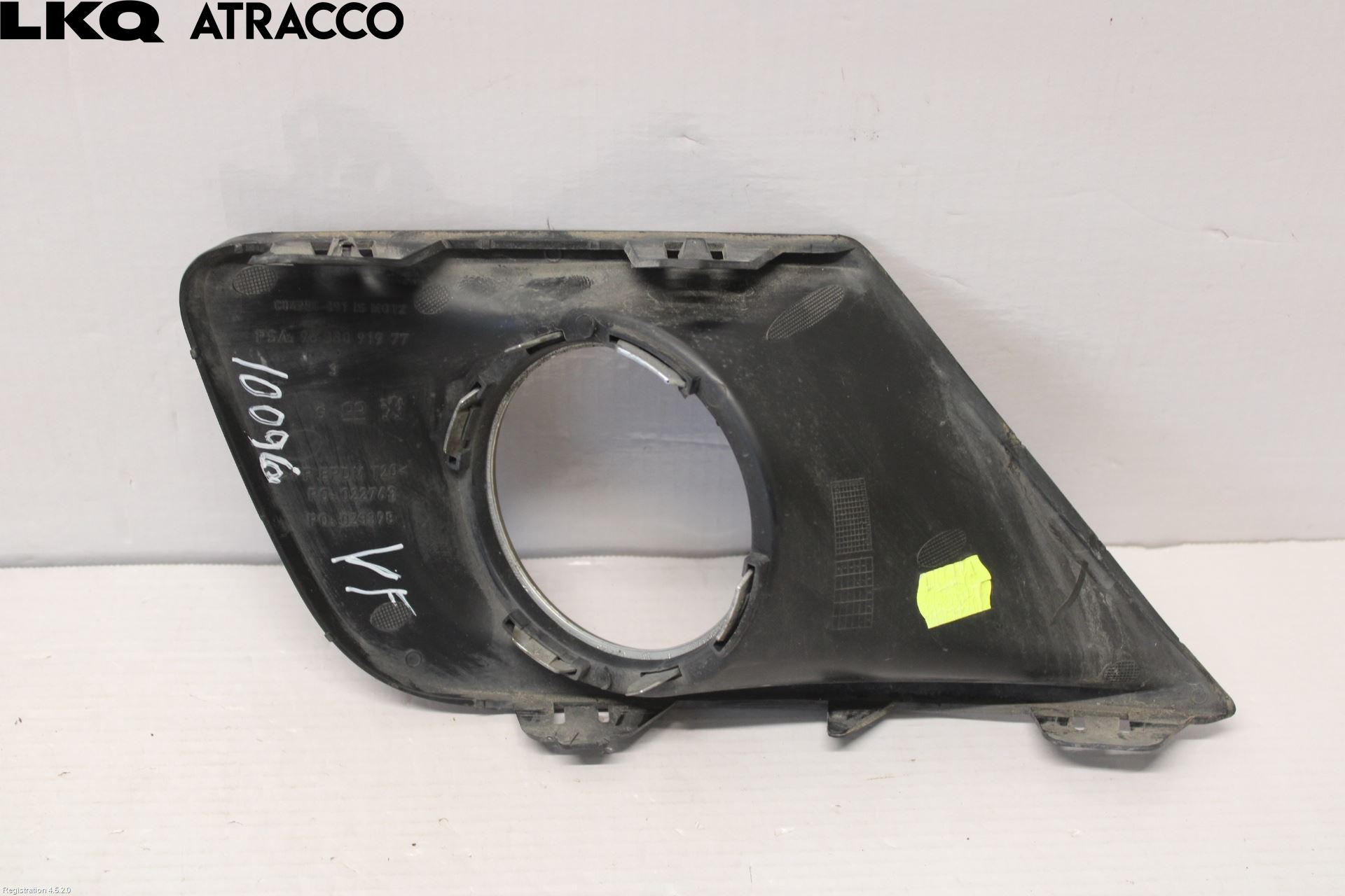 Peugeot 207 Frontlykt Kurve-Tåkelys Ramme