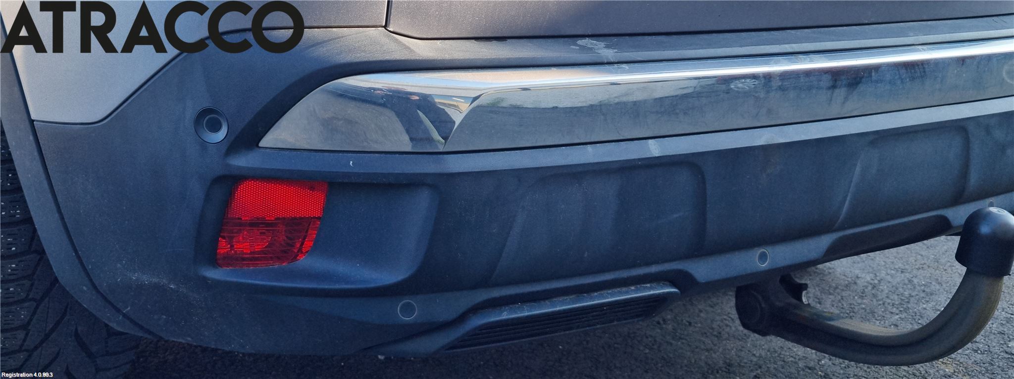 Peugeot 3008 17-24 Støtfanger Bak