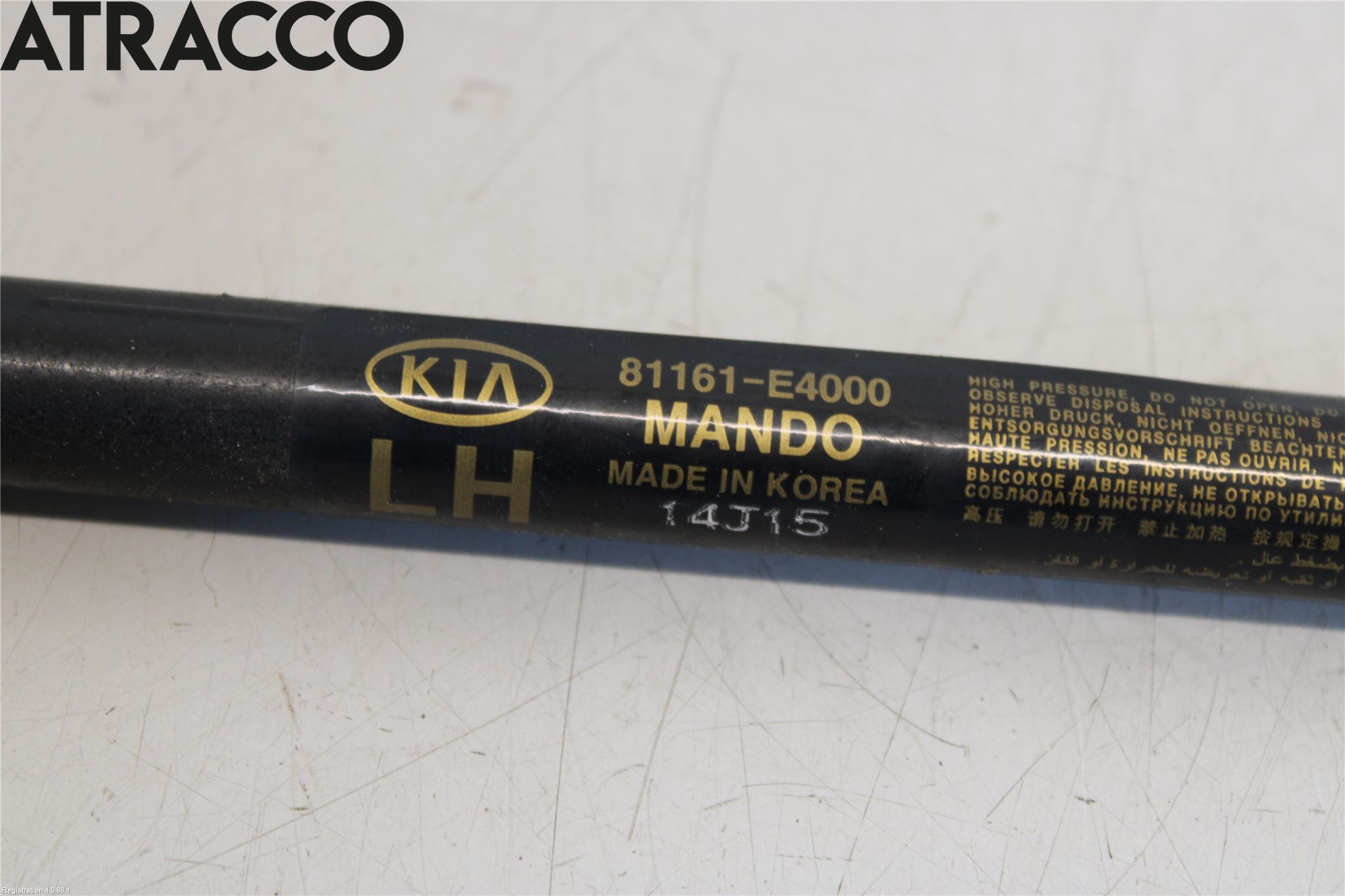 Kia SOUL 09- Panser Demper-Gassfjær