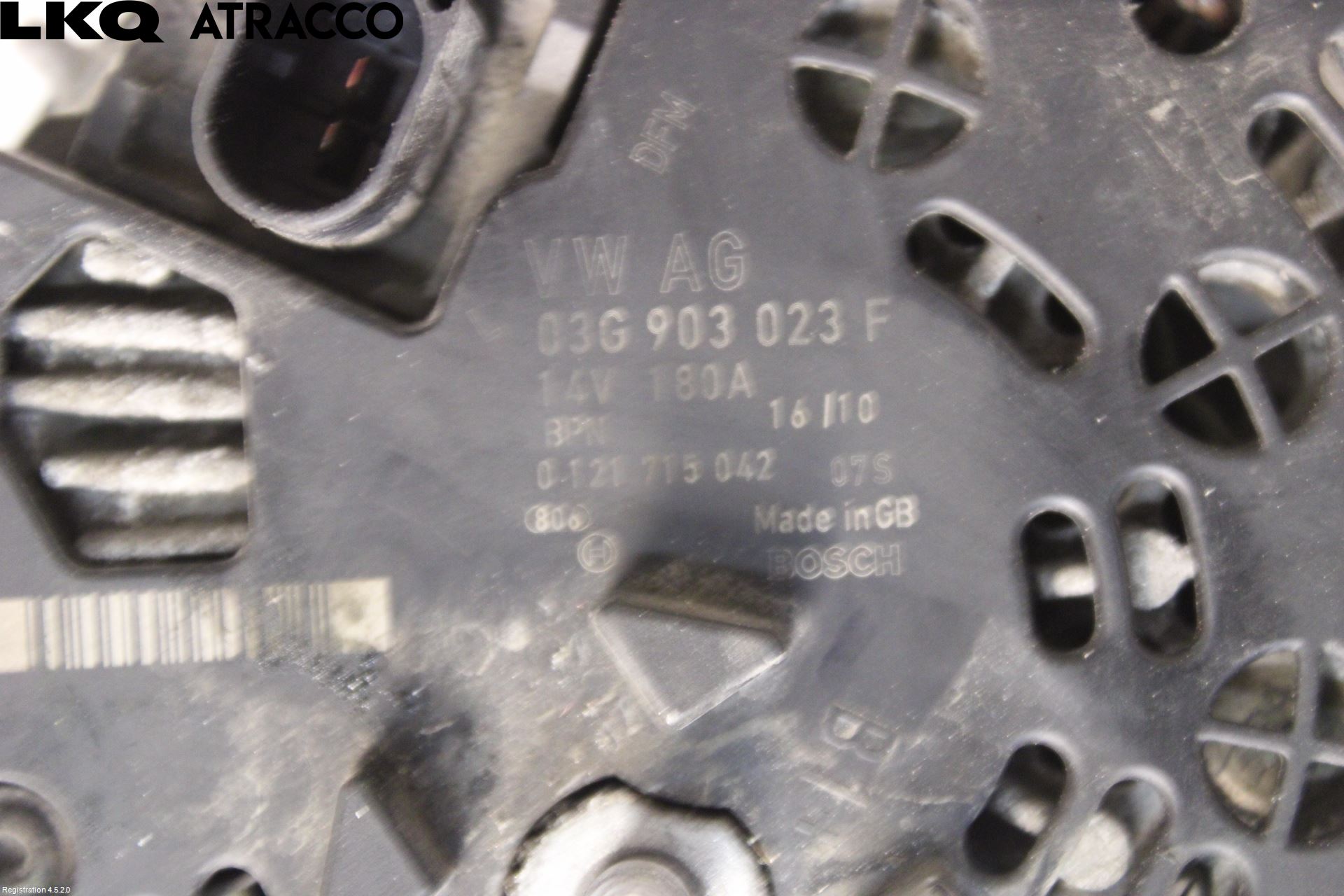 Volkswagen VW TRANSP/CARAVELLE (T5) 04-15 Dynamo