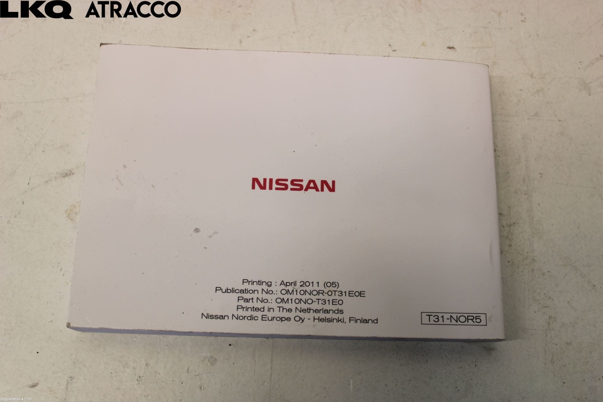 Nissan X-TRAIL 08-14 Instruksjonsbok