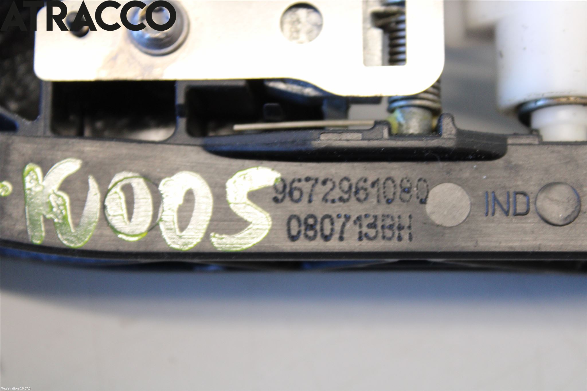 Peugeot 2008 13-20 Dørhandtak Ytre Høyre