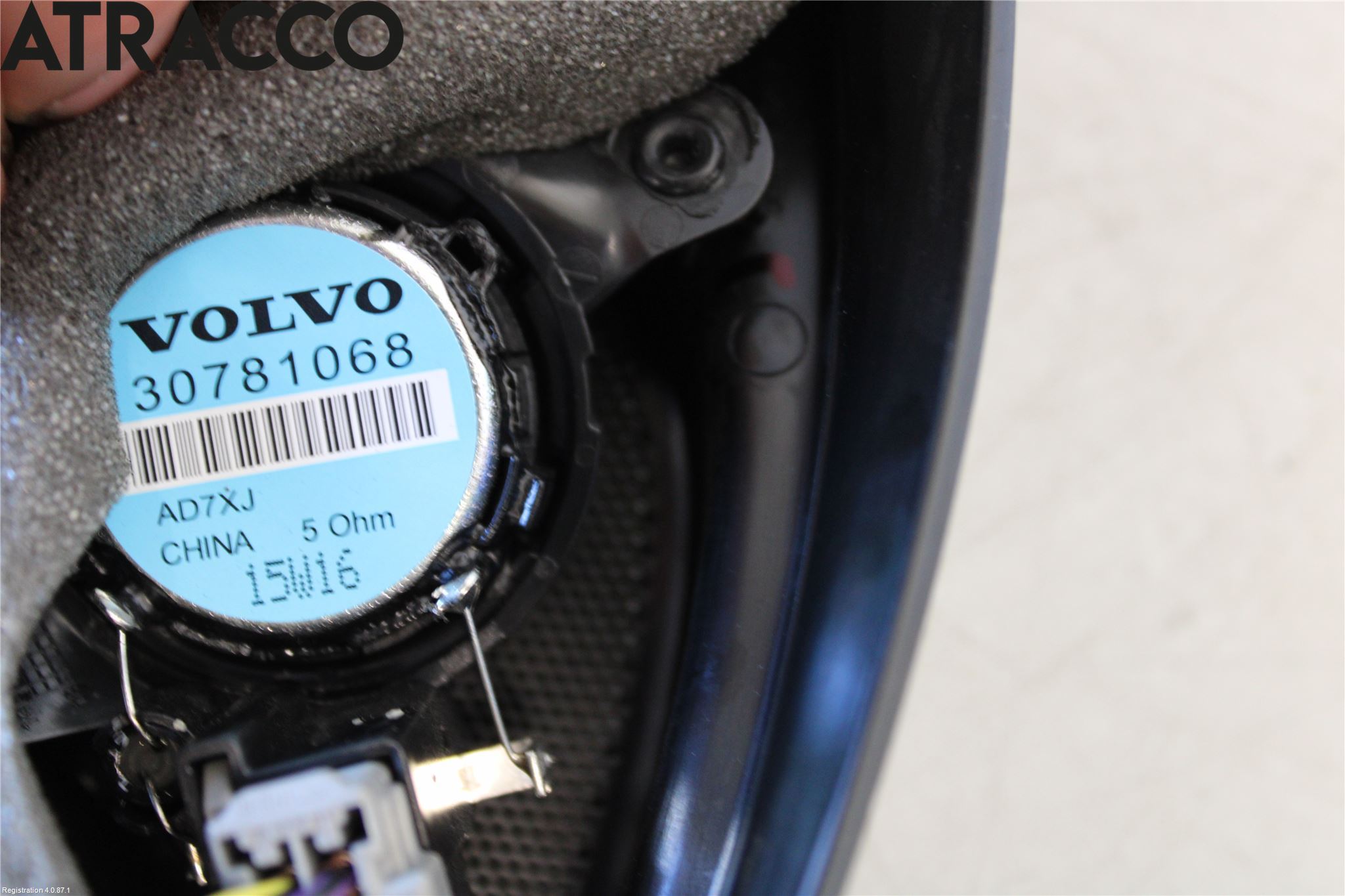 Volvo XC60 09-13 Innr Høyttaler