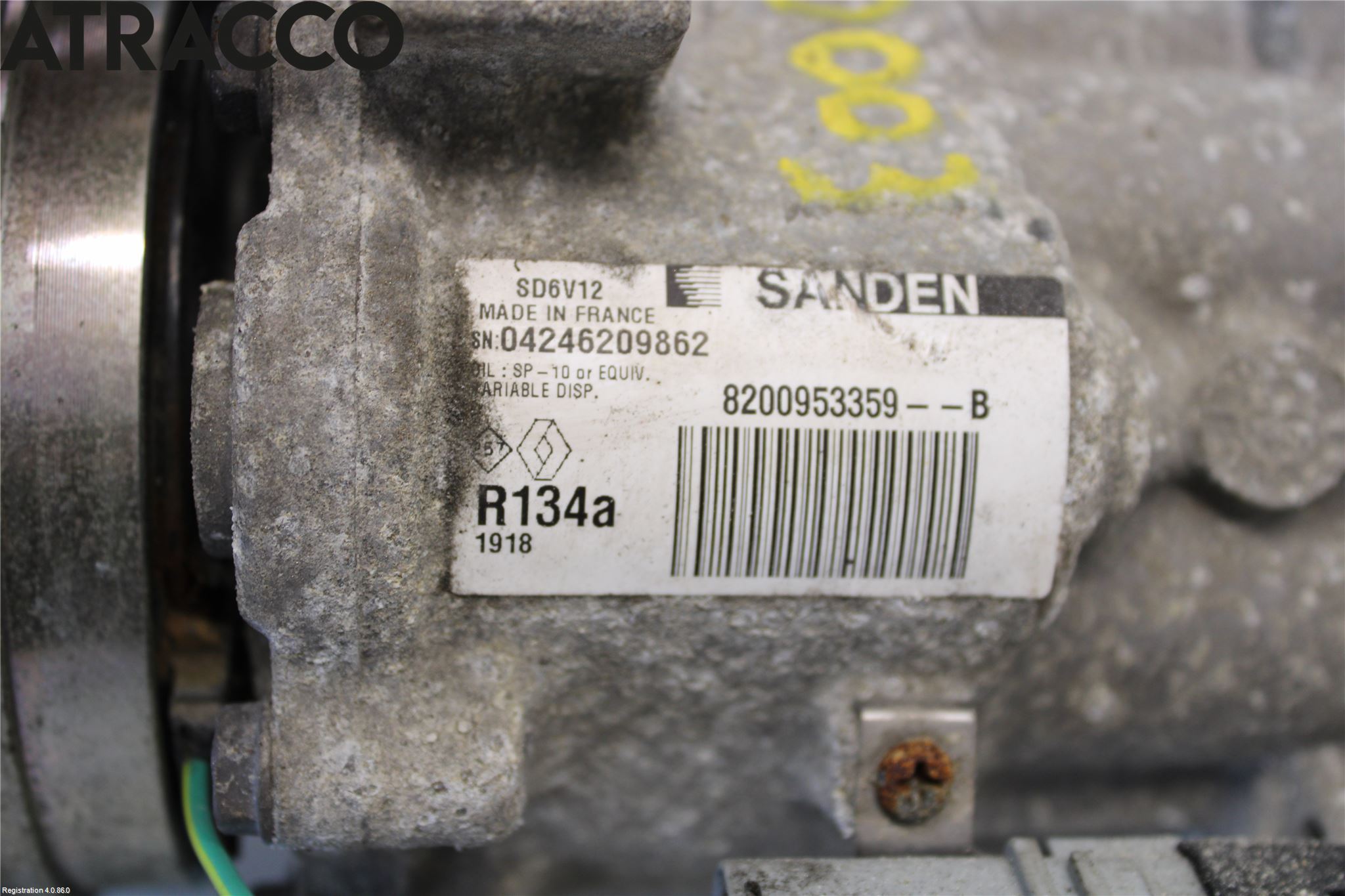 Renault KANGOO II 15-21 Varme Ac Kompressor