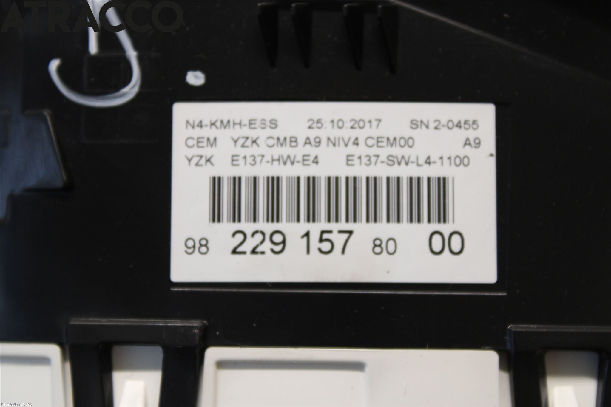 Peugeot 2008 13-20 Instr Kombinert