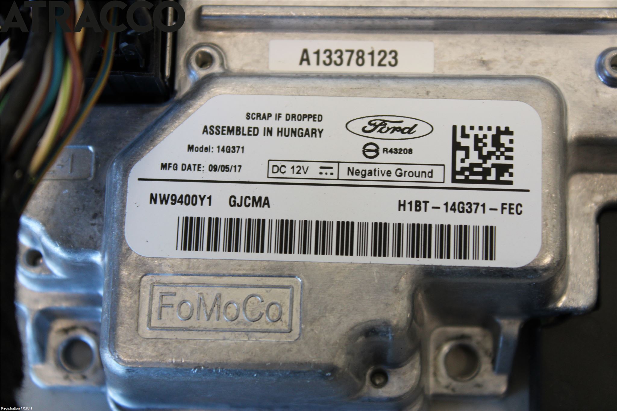 Ford FIESTA (VII) 18-23 Styreenhet Øvrig