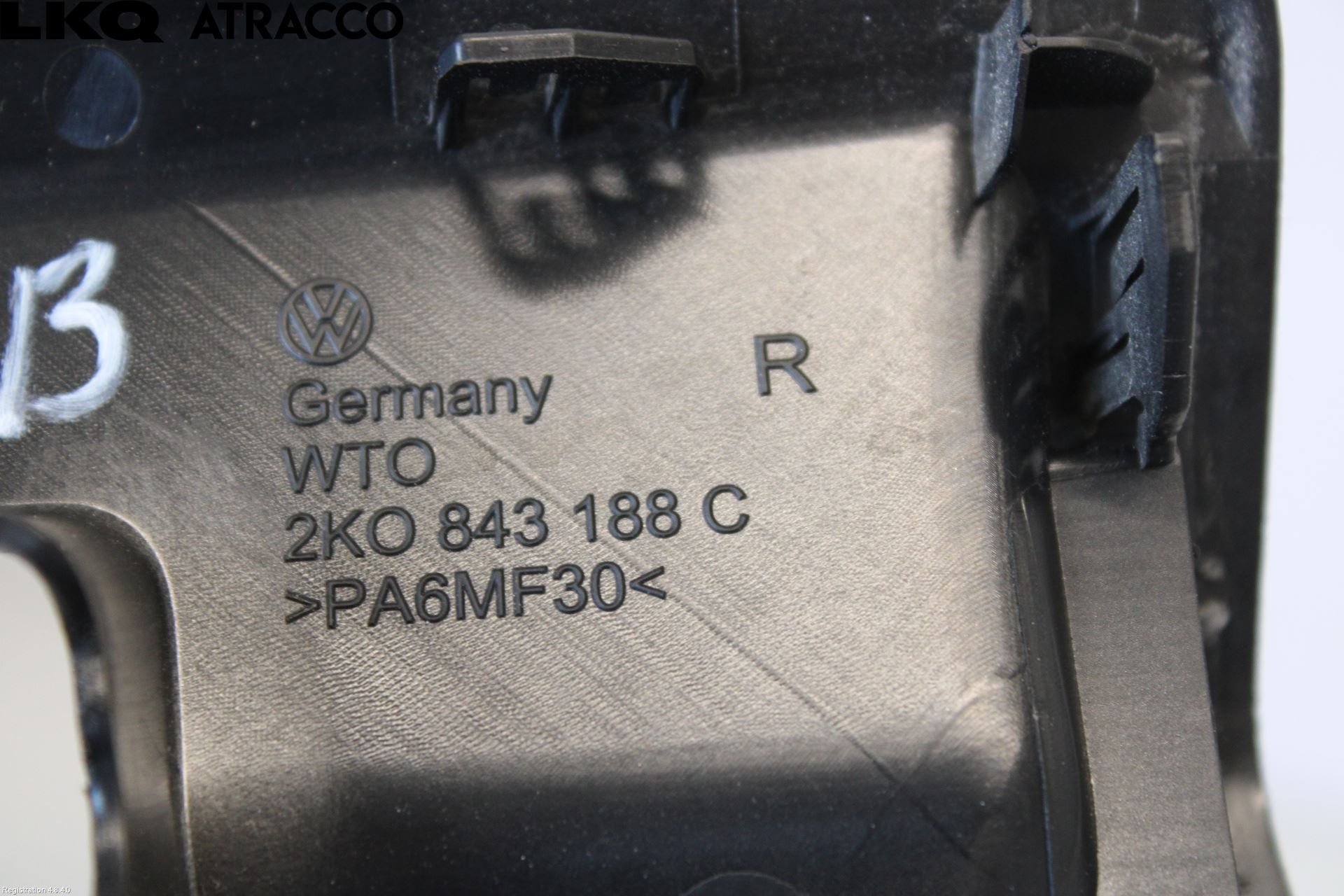 Volkswagen VW CADDY 16-20 Innr Dørhandtak H Indre