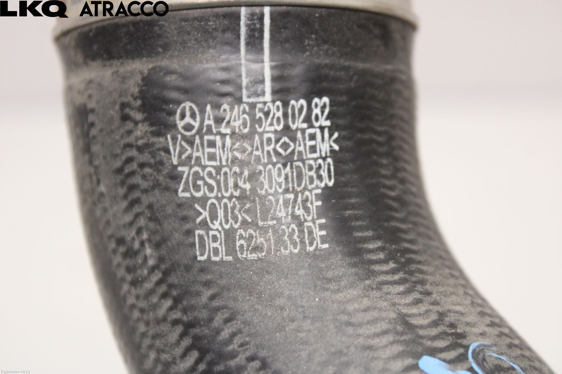 Mercedes-Benz MB CLA-KLASS (C117/X117) 13-19 Intercooler Rør-Slange