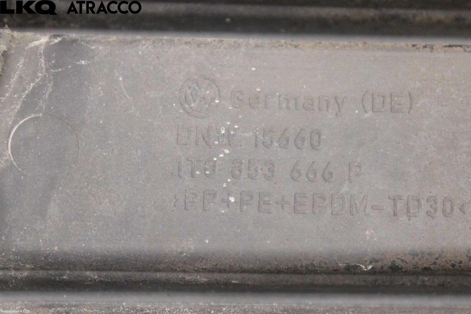 Volkswagen VW TOURAN 03-10 Frontlykt Kurve-Tåkelys Ramme