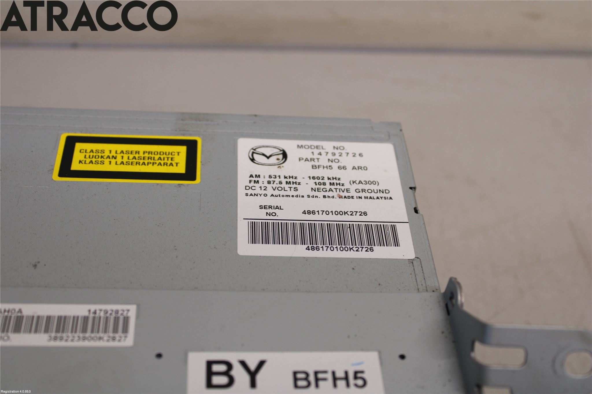 Mazda 5 05-10 Stereo Radio Med Cd