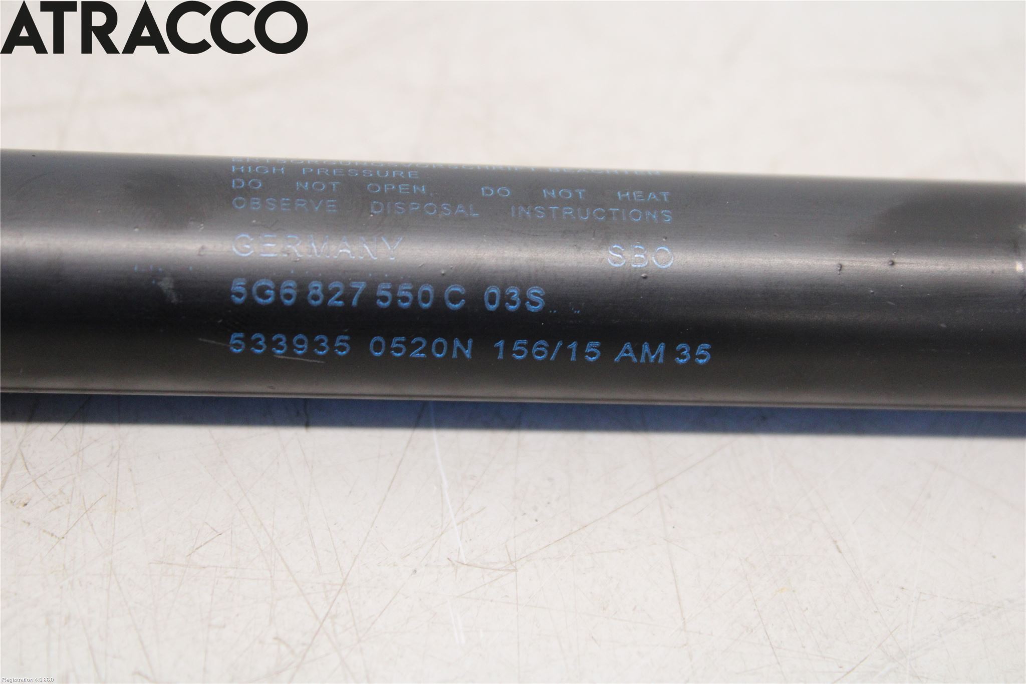 Volkswagen VW GOLF / E-GOLF VII 13-20 Bakluke Demper-Gassfjær