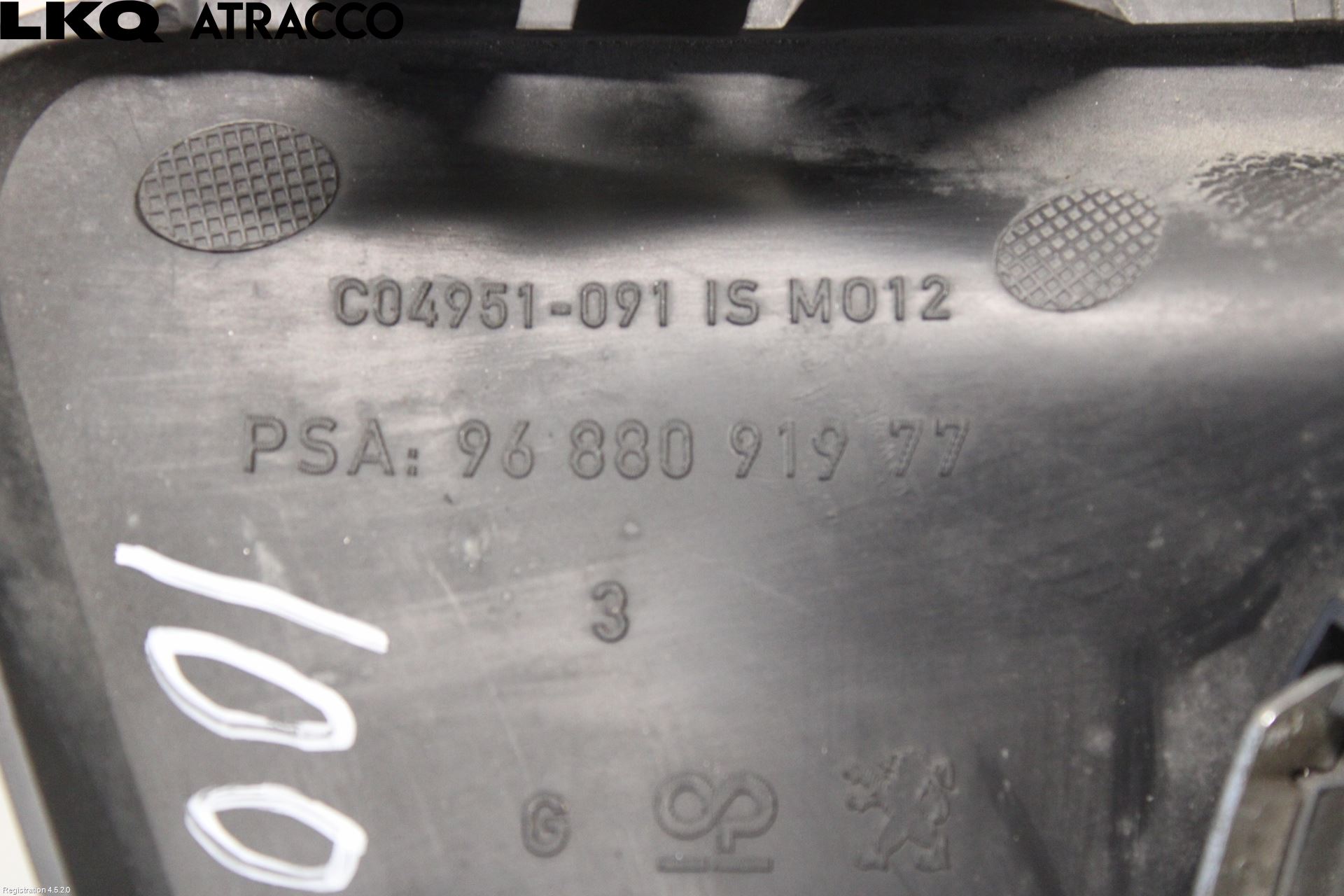 Peugeot 207 Frontlykt Kurve-Tåkelys Ramme