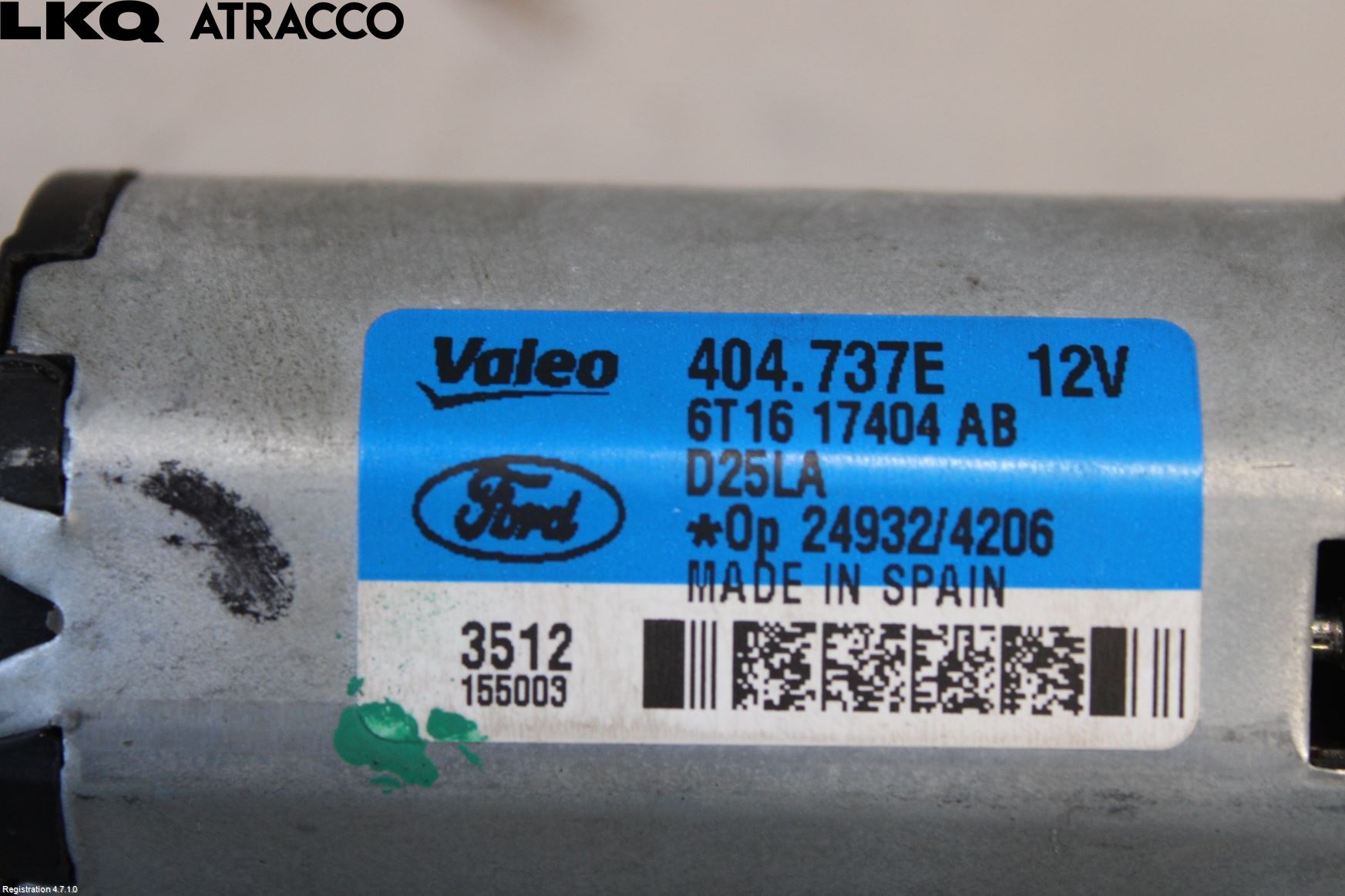 Ford TRANSIT CONNECT 03-08 Viskermotor Bakluke