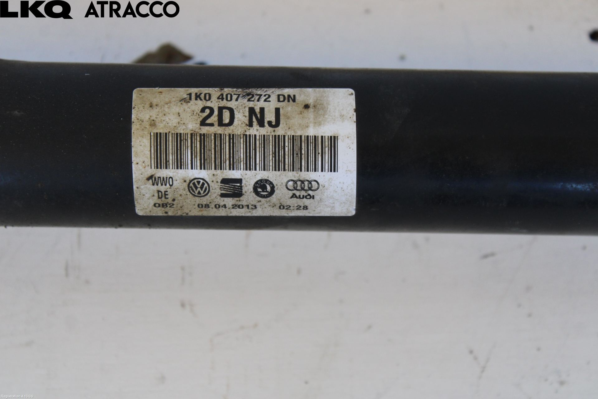 Volkswagen VW PASSAT 11-14 Drivaksel Foran Kompl Høyre