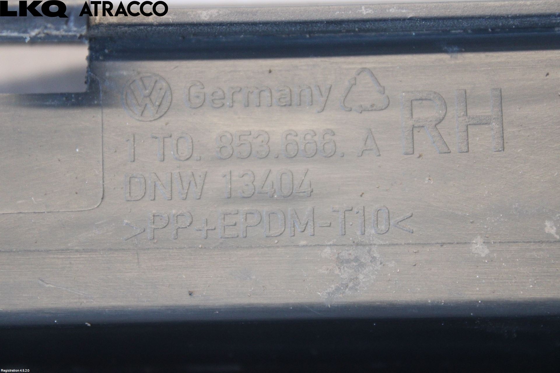 Volkswagen VW TOURAN 03-10 Frontlykt Kurve-Tåkelys Ramme