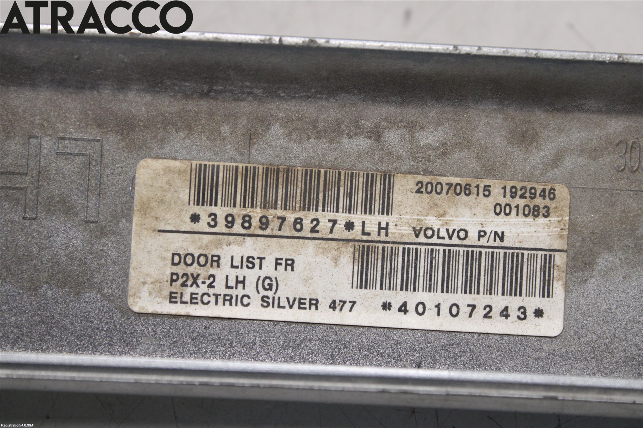 Volvo V70 05-08 Dør Dekorlist Vf